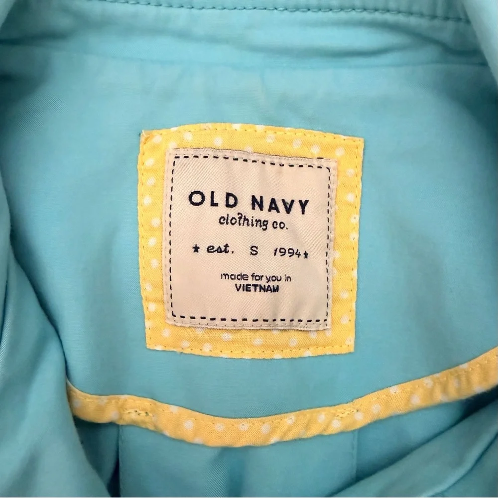 Old Navy Kids Turquoise Pea Coat Size S
